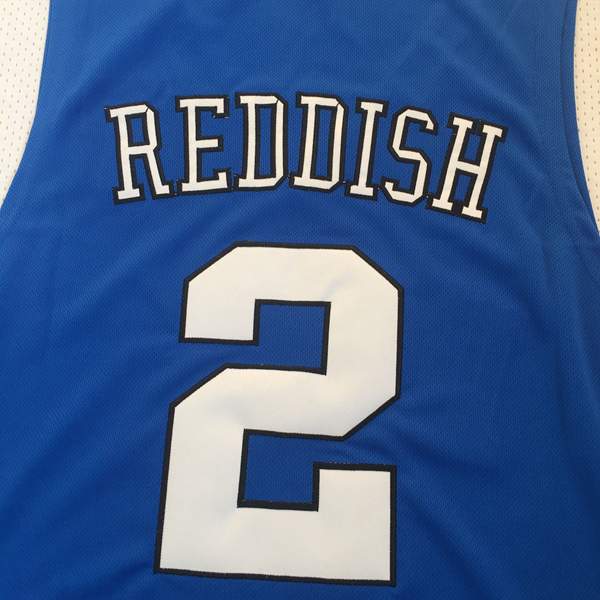 Duke Blue Devils Blue #2 REDDISH NCAA Basketball Jersey