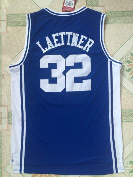 Duke Blue Devils Blue #32 LAETTNER NCAA Basketball Jersey