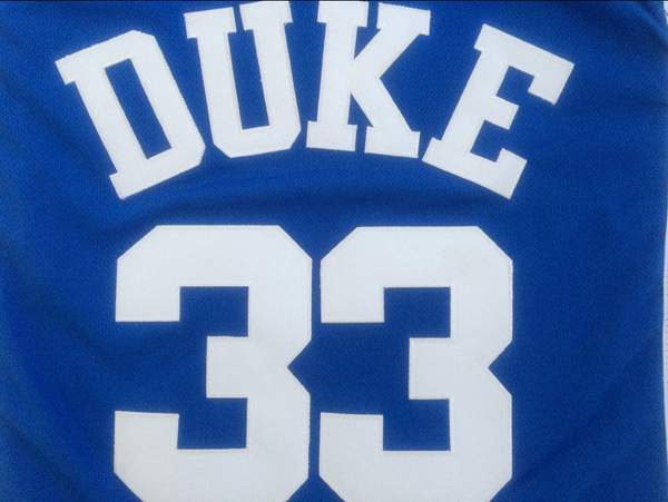 Duke Blue Devils Blue #33 HILL NCAA Basketball Jersey