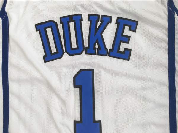 Duke Blue Devils White #1 IRVING NCAA Basketball Jersey