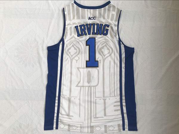 Duke Blue Devils White #1 IRVING NCAA Basketball Jersey