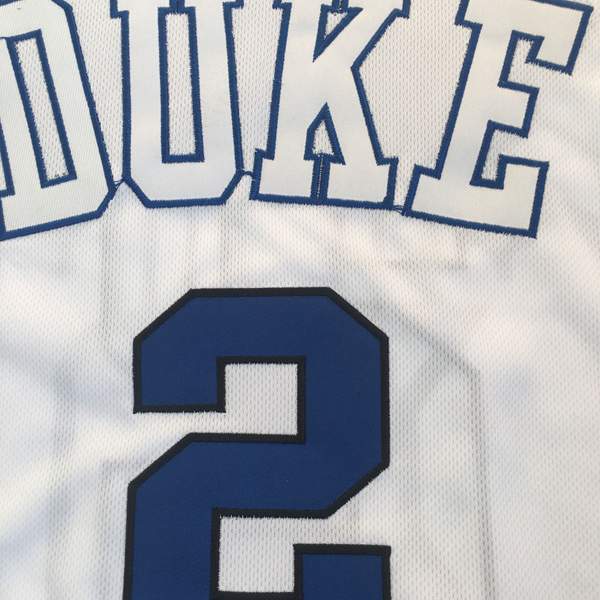 Duke Blue Devils White #2 REDDISH NCAA Basketball Jersey