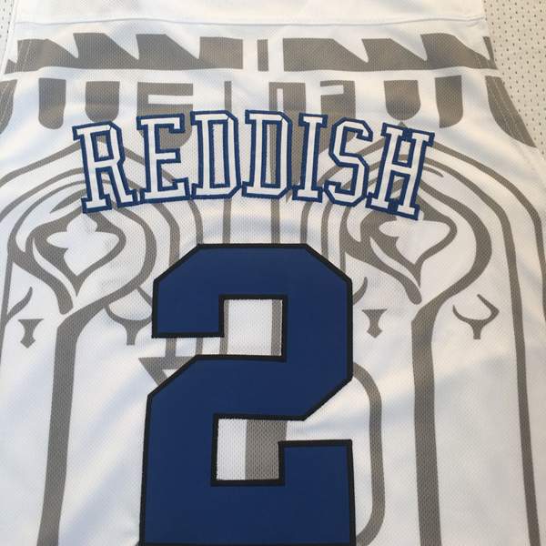 Duke Blue Devils White #2 REDDISH NCAA Basketball Jersey