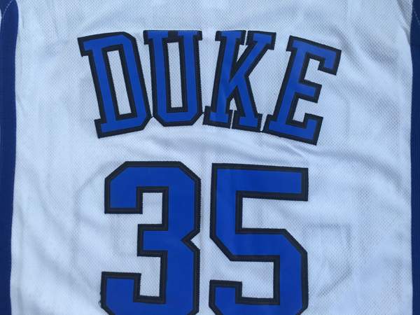 Duke Blue Devils White #35 BAGLEYIII NCAA Basketball Jersey