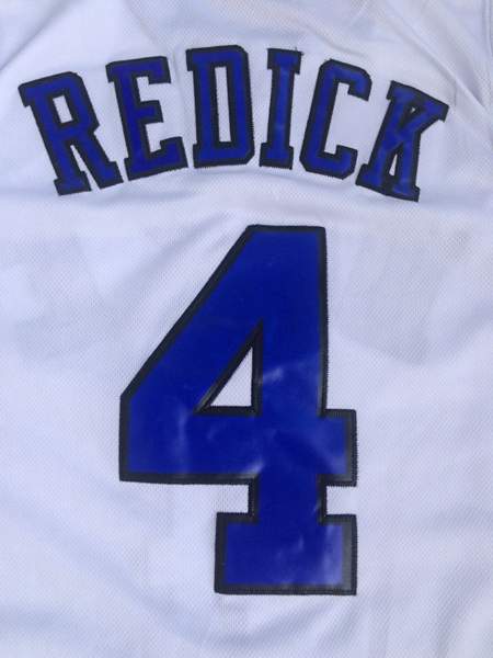 Duke Blue Devils White #4 REDICK NCAA Basketball Jersey