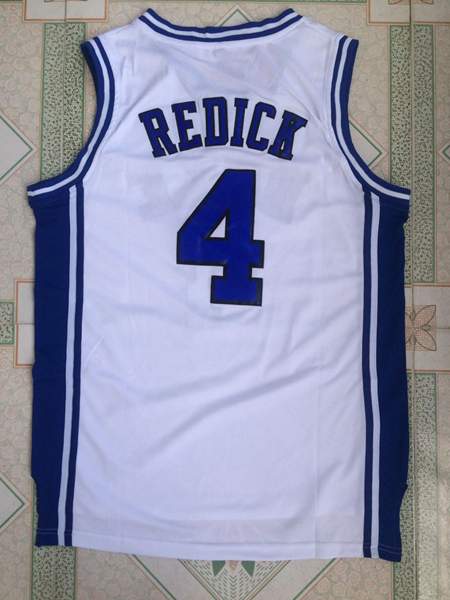 Duke Blue Devils White #4 REDICK NCAA Basketball Jersey