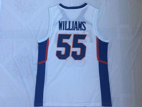 Florida Gators White #55 FLORIDA NCAA Basketball Jersey