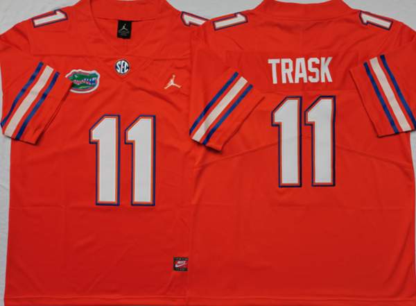 Florida Gators Orange #11 TRASK NCAA Football Jersey