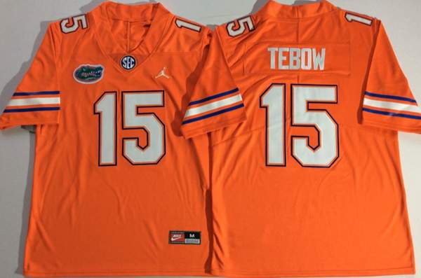Florida Gators Orange #15 TEBOW NCAA Football Jersey