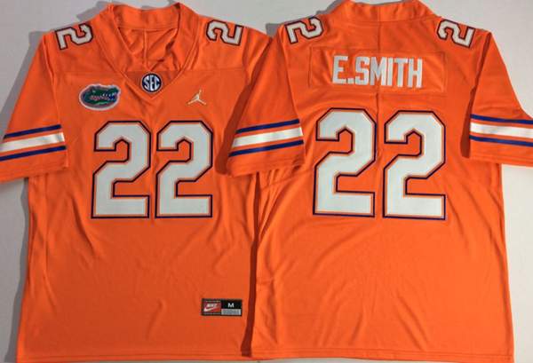 Florida Gators Orange #22 E.SMITH NCAA Football Jersey