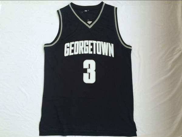 Georgetown Hoyas Black #3 IVERSON NCAA Basketball Jersey