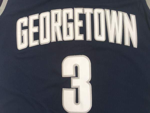 Georgetown Hoyas Black #3 IVERSON NCAA Basketball Jersey