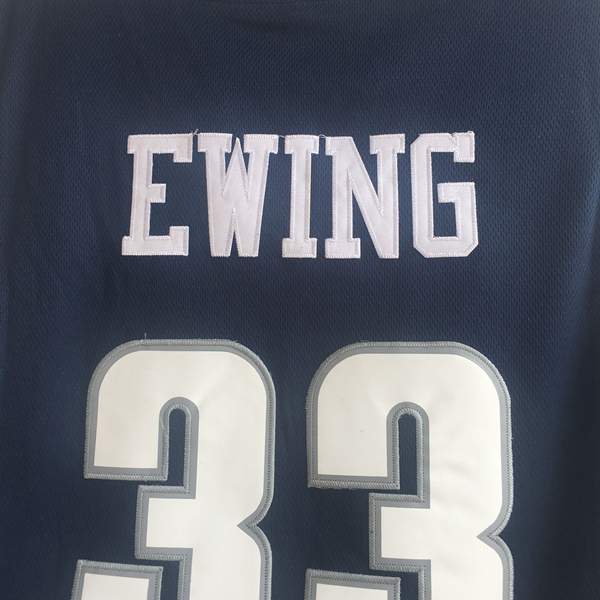 Georgetown Hoyas Dark Blue #33 EWING NCAA Basketball Jersey