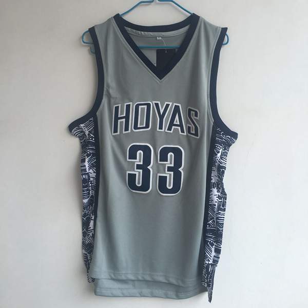 Georgetown Hoyas Grey #33 EWING NCAA Basketball Jersey