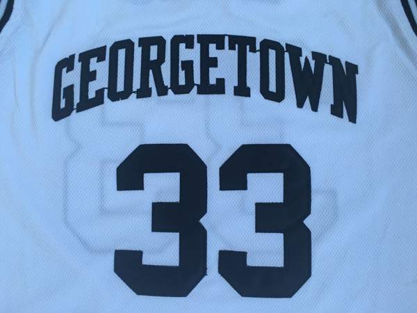 Georgetown Hoyas White #33 EWING NCAA Basketball Jersey