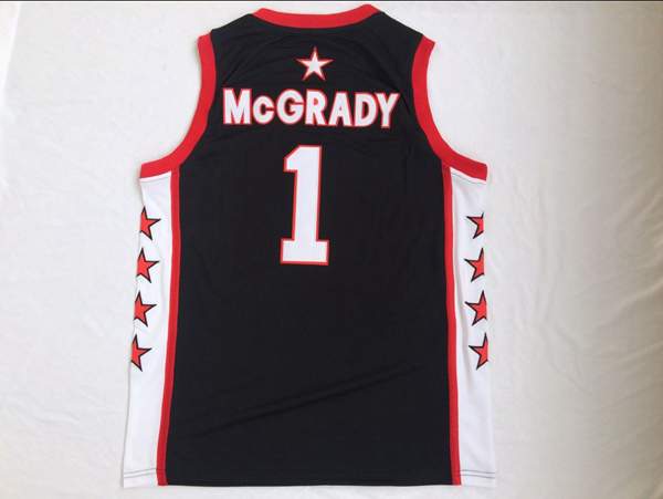 Mount Zion Black #1 MCGRADY Basketball Jersey