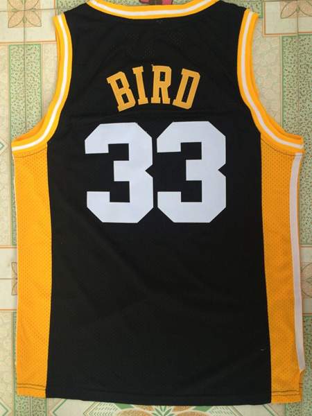 Valley Black #33 BIRD Basketball Jersey