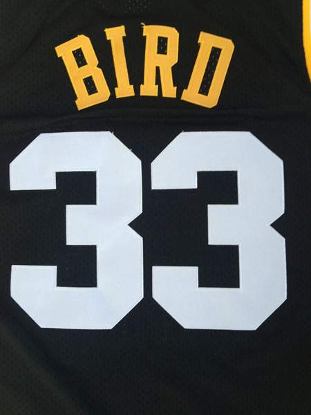 Valley Black #33 BIRD Basketball Jersey