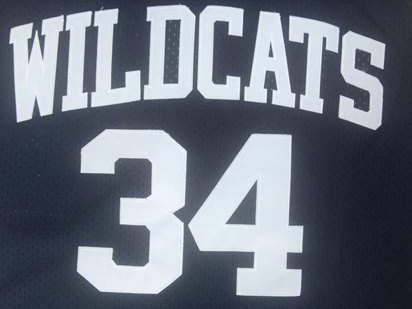 Wildcats Black #34 BIAS Basketball Jersey