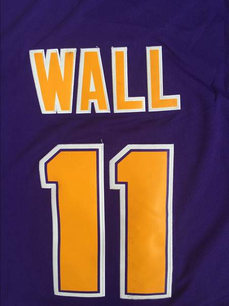 Holy Rams Blue #11 WALL Basketball Jersey