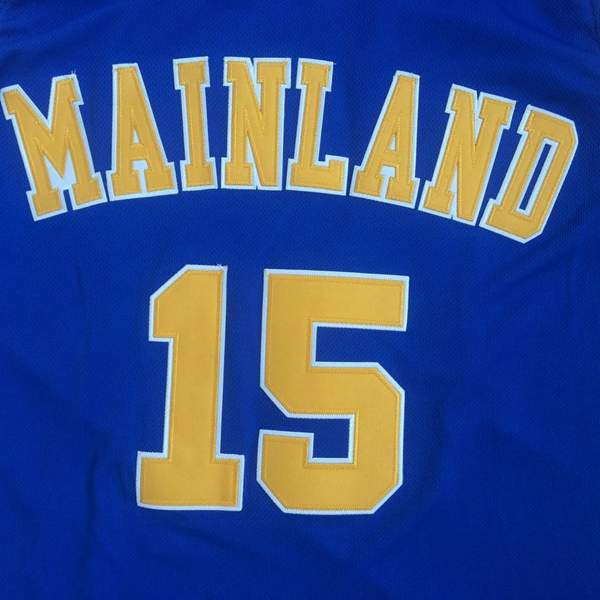 Mainland Blue #15 CARTER Basketball Jersey