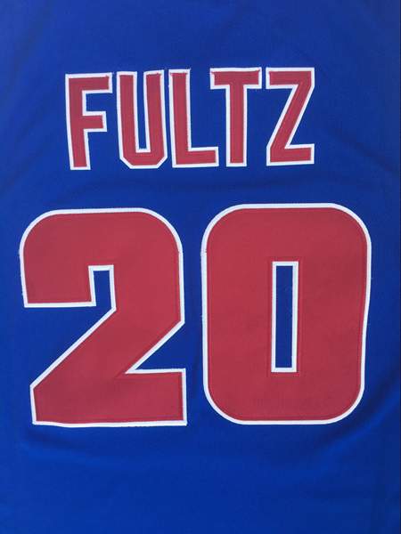 De Matha Blue #20 FULTZ Basketball Jersey