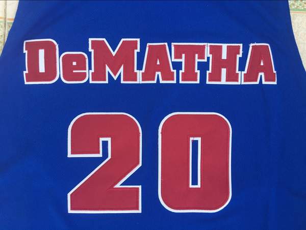 De Matha Blue #20 FULTZ Basketball Jersey