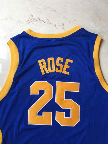 Simeon Blue #25 ROSE Basketball Jersey