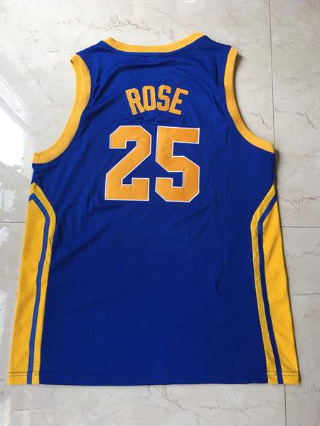 Simeon Blue #25 ROSE Basketball Jersey
