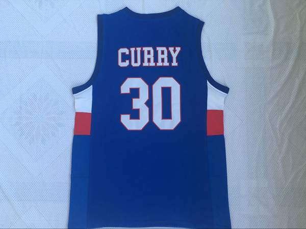 Knights Blue #30 CURRY Basketball Jersey