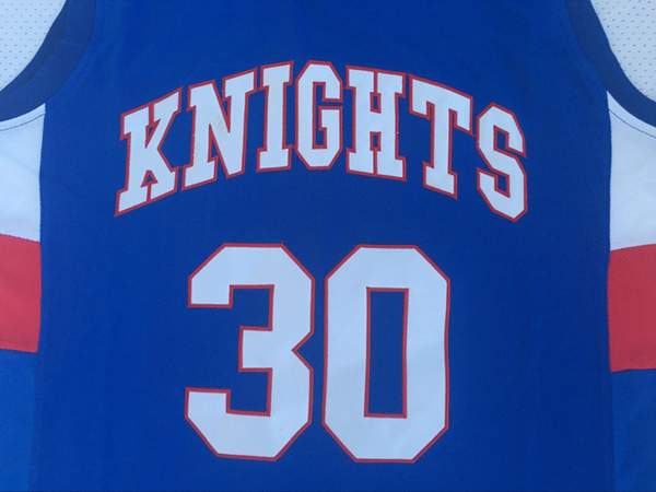 Knights Blue #30 CURRY Basketball Jersey