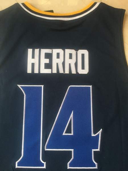 Whitnall Dark Blue #14 HERRO Basketball Jersey