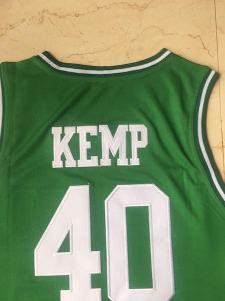 Concord Green #40 KEMP Basketball Jersey