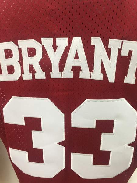 Lower Merion Red #33 BRYANT Basketball Jersey