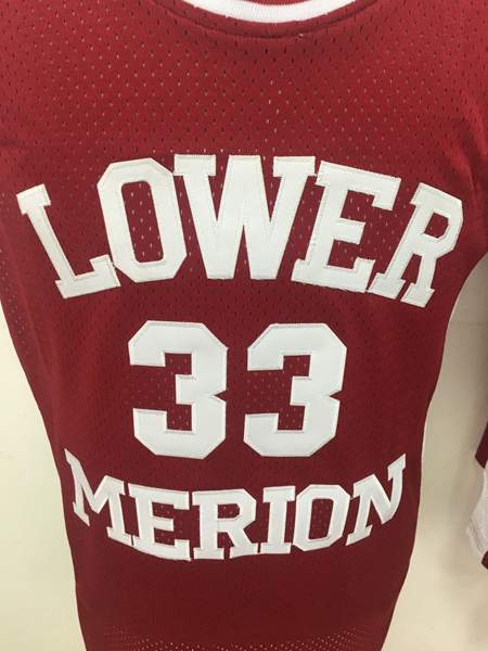 Lower Merion Red #33 BRYANT Basketball Jersey