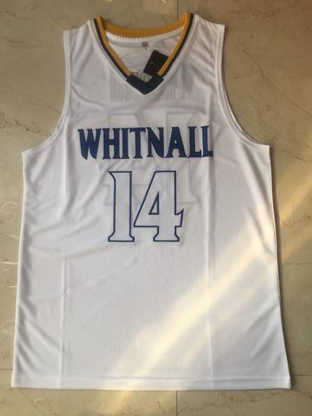 Whitnall White #14 HERRO Basketball Jersey