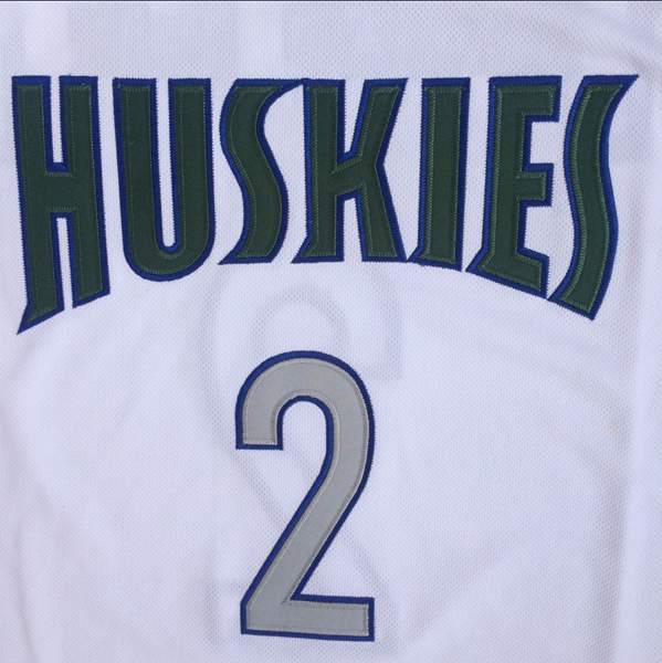 Huskies White #2 LONZO BALL Basketball Jersey