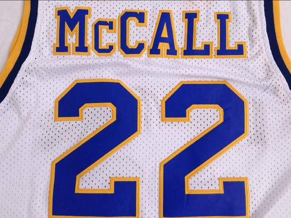 Crenshaw White #22 MCCALL Basketball Jersey