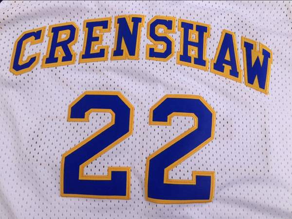 Crenshaw White #22 MCCALL Basketball Jersey