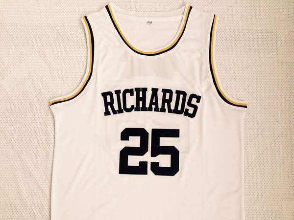 Richards White #25 WADE Basketball Jersey