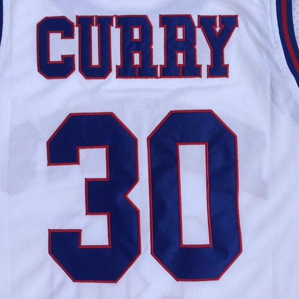 Knights White #30 CURRY Basketball Jersey