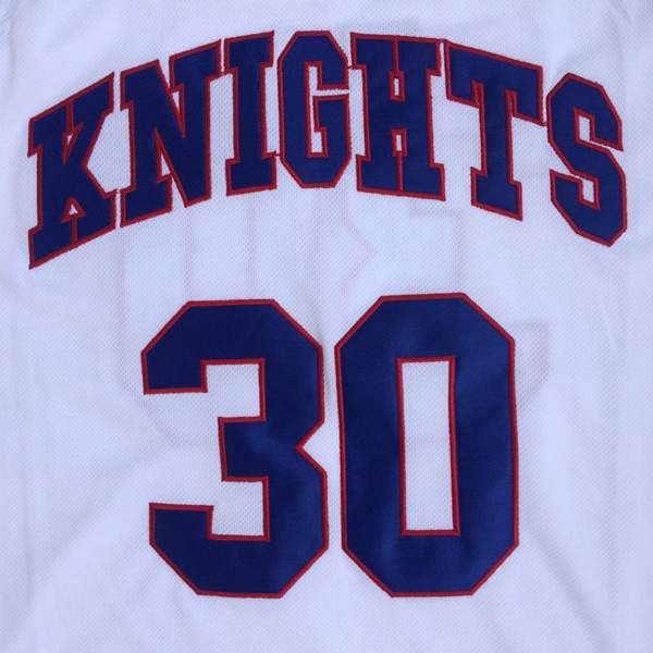 Knights White #30 CURRY Basketball Jersey