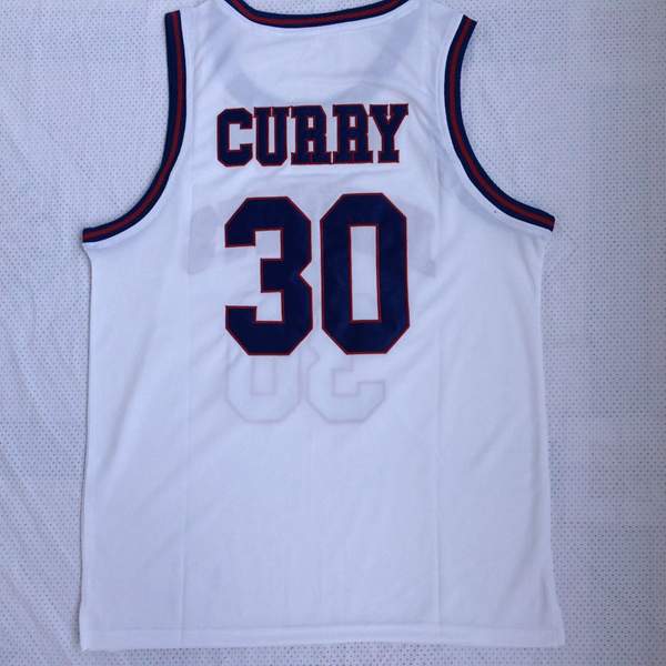 Knights White #30 CURRY Basketball Jersey