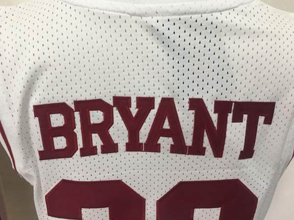 Lower Merion White #33 BRYANT Basketball Jersey