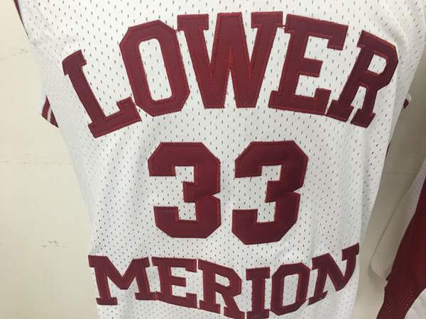 Lower Merion White #33 BRYANT Basketball Jersey