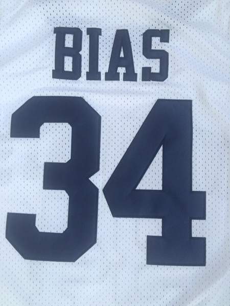 Wildcats White #34 BIAS Basketball Jersey