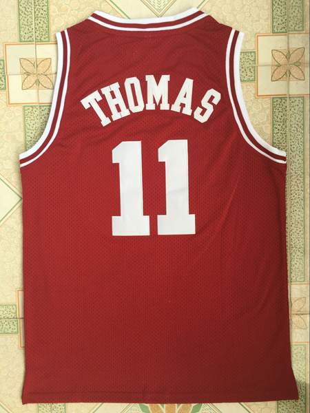 Indiana State Sycamores Blue #11 THOMAS NCAA Basketball Jersey