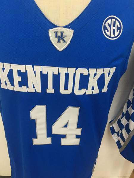 Kentucky Wildcats Blue #14 HERRO NCAA Basketball Jersey