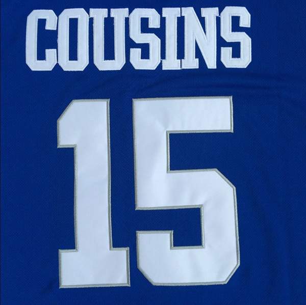 Kentucky Wildcats Blue #15 COUSINS NCAA Basketball Jersey