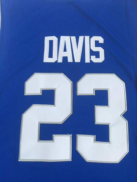 Kentucky Wildcats Blue #23 DAVIS NCAA Basketball Jersey